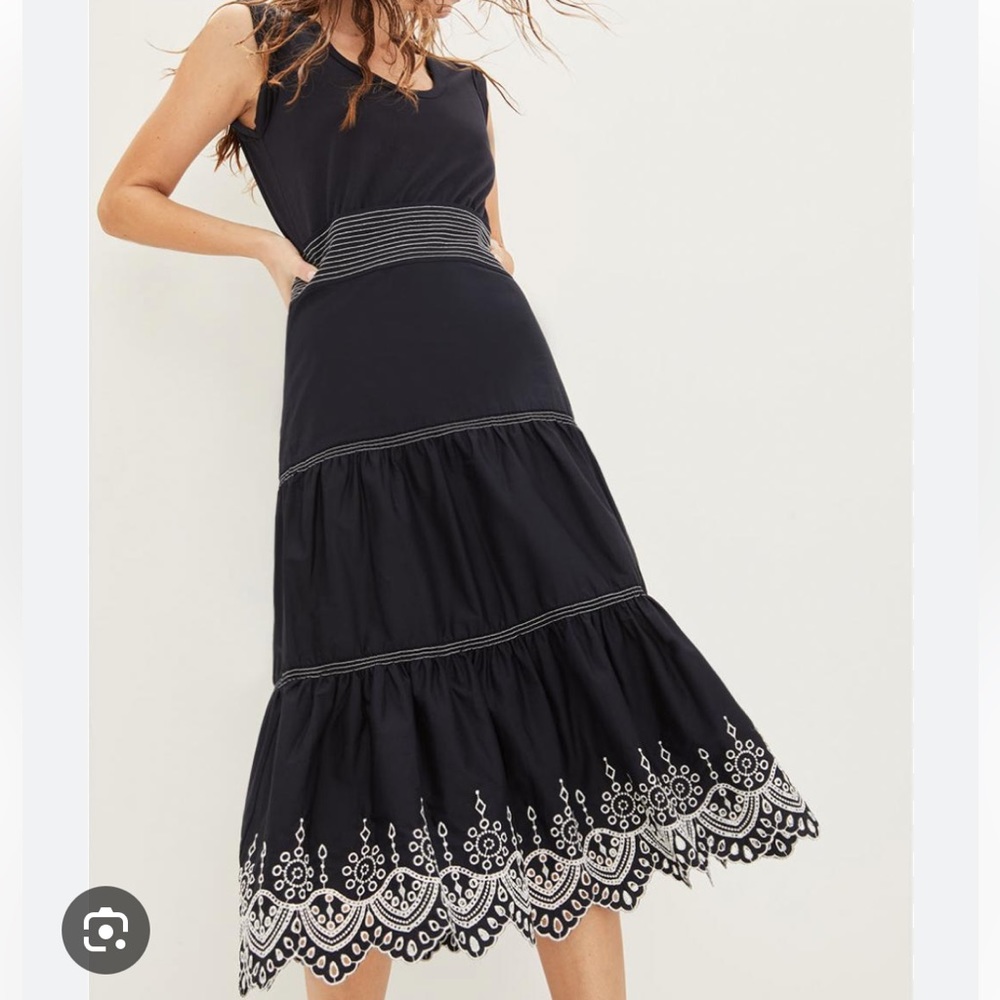 NWT Veronica beard Amaia dress navy blue size medium